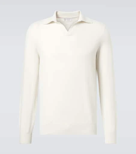 Brunello Cucinelli Cashmere polo sweater 1