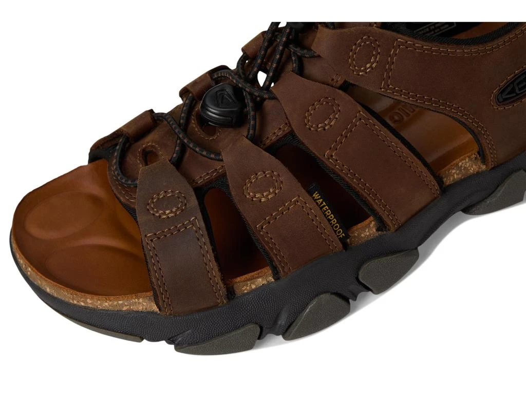 Keen Daytona Fishermen Sandals Men\'s Size 11 Brown Leather Waterproof Shoes Keen Daytona Sandals Mens 8 Brown Leather Open Toe Hiking  main image 3