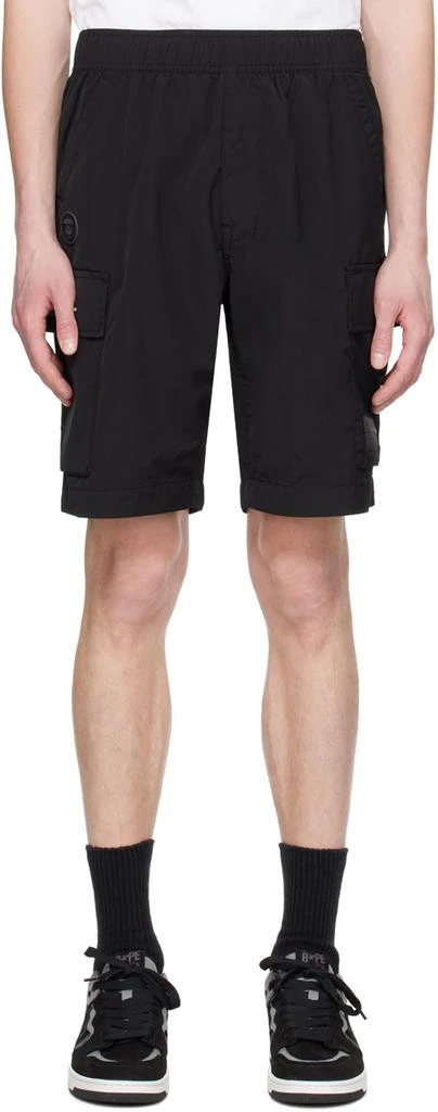 AAPE by A Bathing Ape Black Drawstring Shorts 1