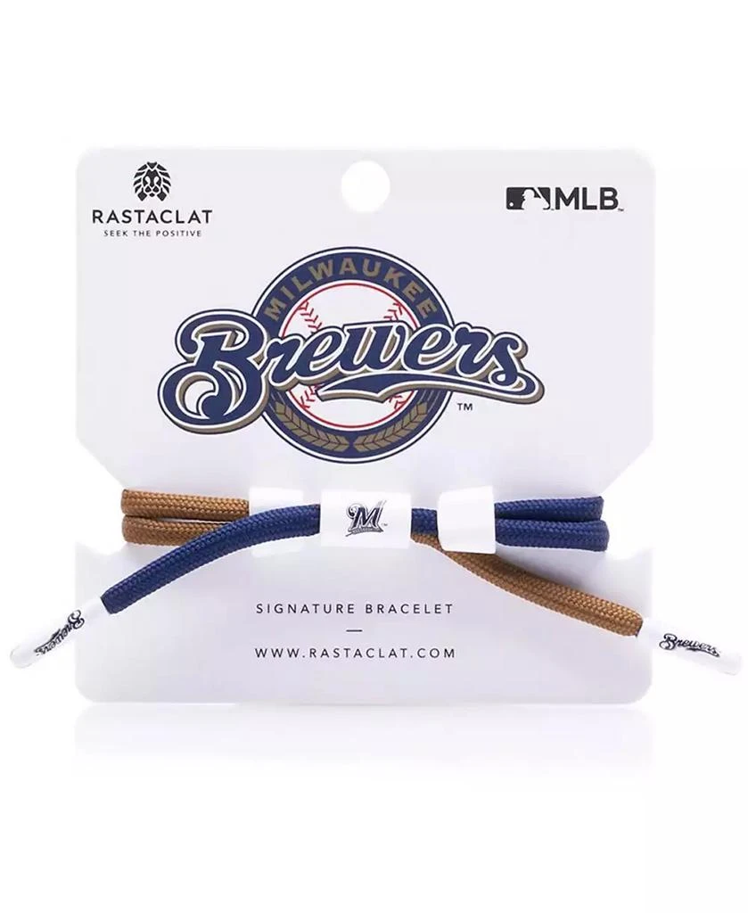 Rastaclat Men's Milwaukee Brewers Signature Outfield Bracelet 1