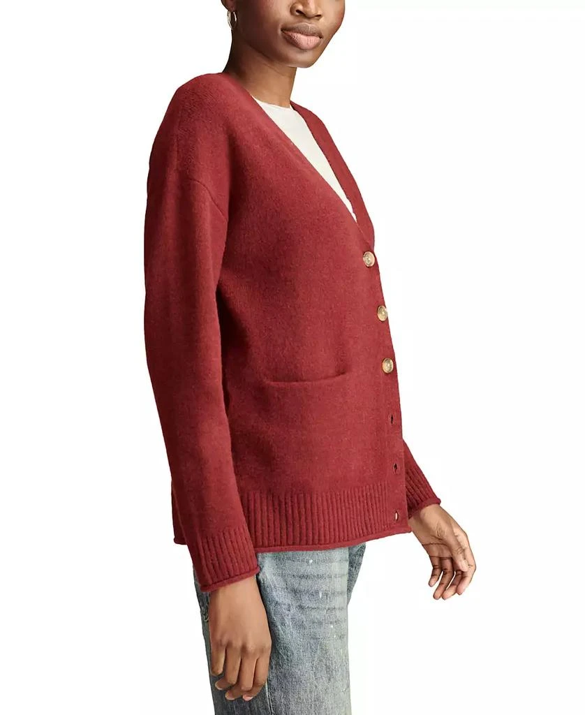 Lucky Brand Women's Slouchy Button Front Cardigan 3