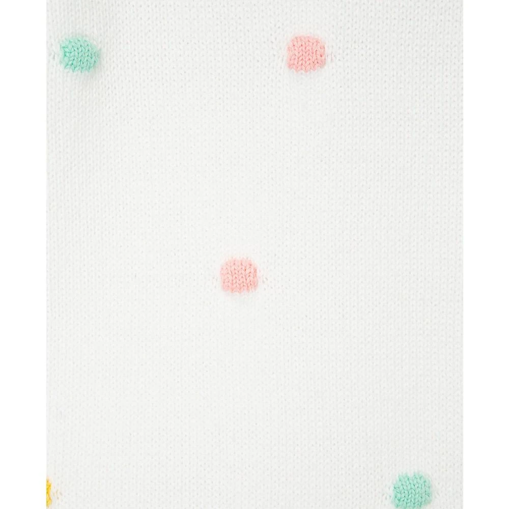 Little Me Baby Pastel Dots Sweater-Knit Coverall 4