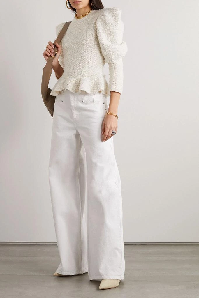 Isabel Marant Giamili bouclé peplum top 2