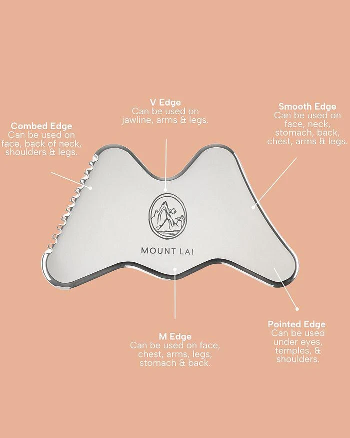 Mount Lai Vitality Qi Stainless Steel Gua Sha Contour Tool 9