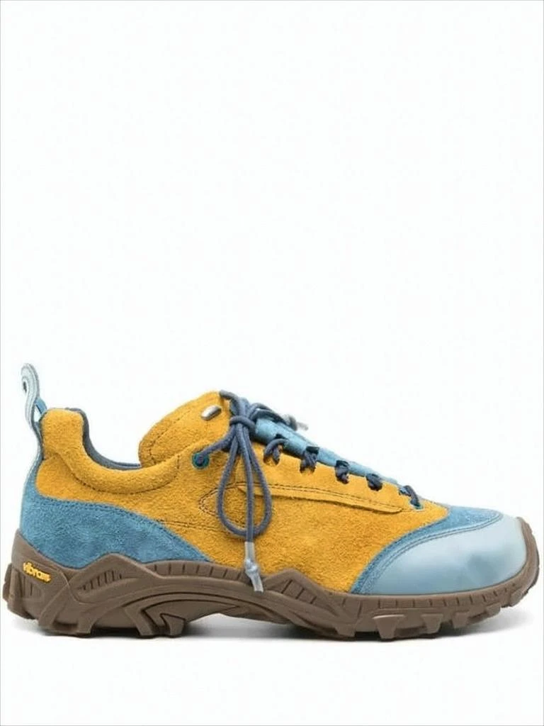 Our Legacy Contrast Suede Sneakers with Rugged Vibram Sole