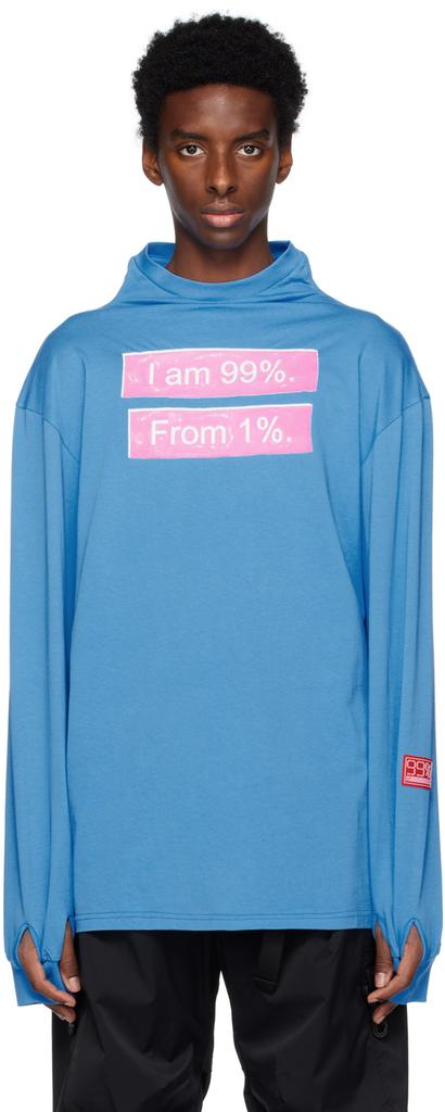 99% IS Blue Myeoksal Long Sleeve T-Shirt