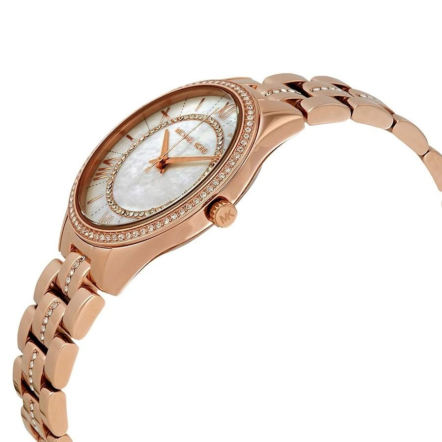 Michael Kors Lauryn Crystal Mother of Pearl Dial Ladies Watch MK3716 2