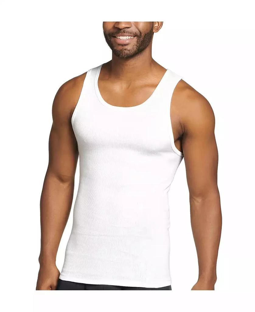 Jockey Men's 4-Pack Cotton Tank Tops 4