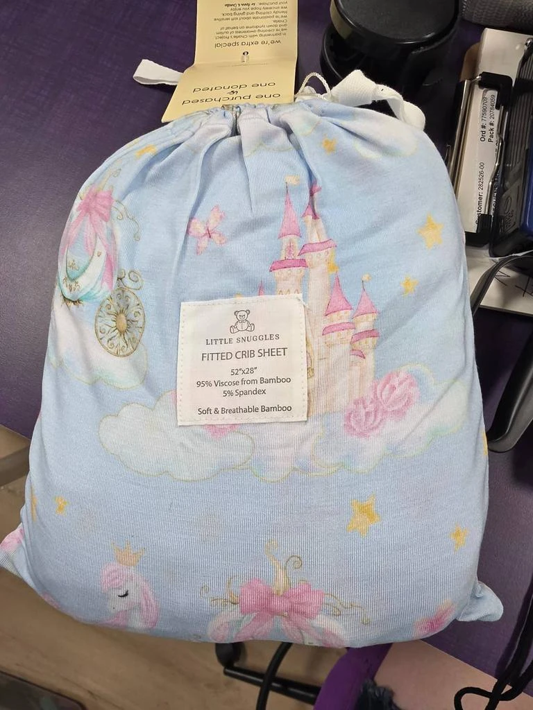 Charlies Project Charlies Project - Girls Princess Castle Crib Sheet