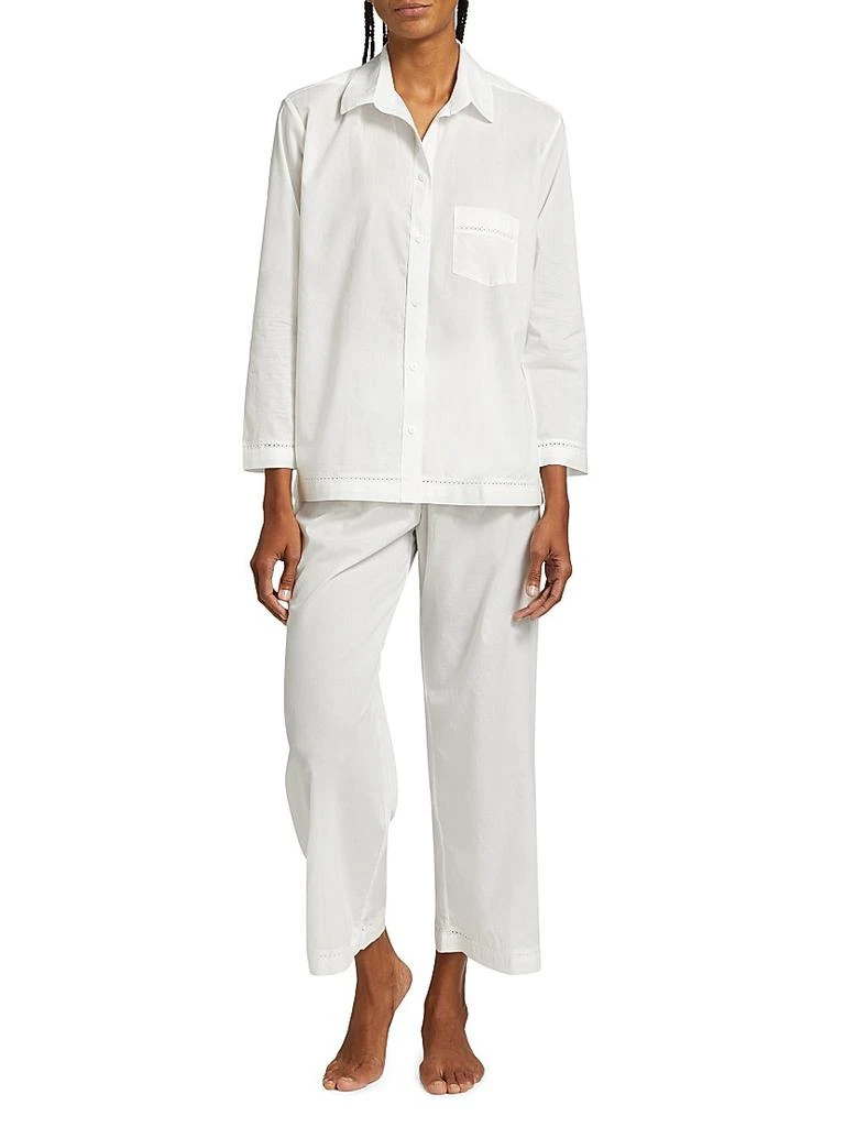 Pour Les Femmes Egyptian Cotton Long-Sleeve Pajamas 3