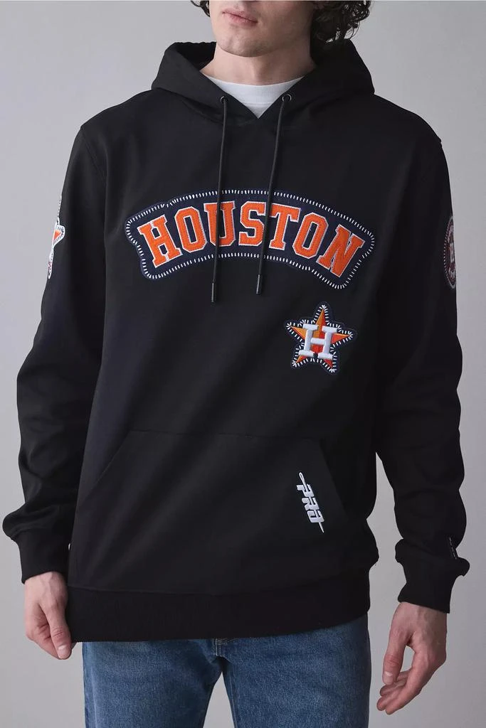 Pro Standard Pro Standard MLB Houston Astros Pick Stitch Double Knit Hoodie Sweatshirt 1