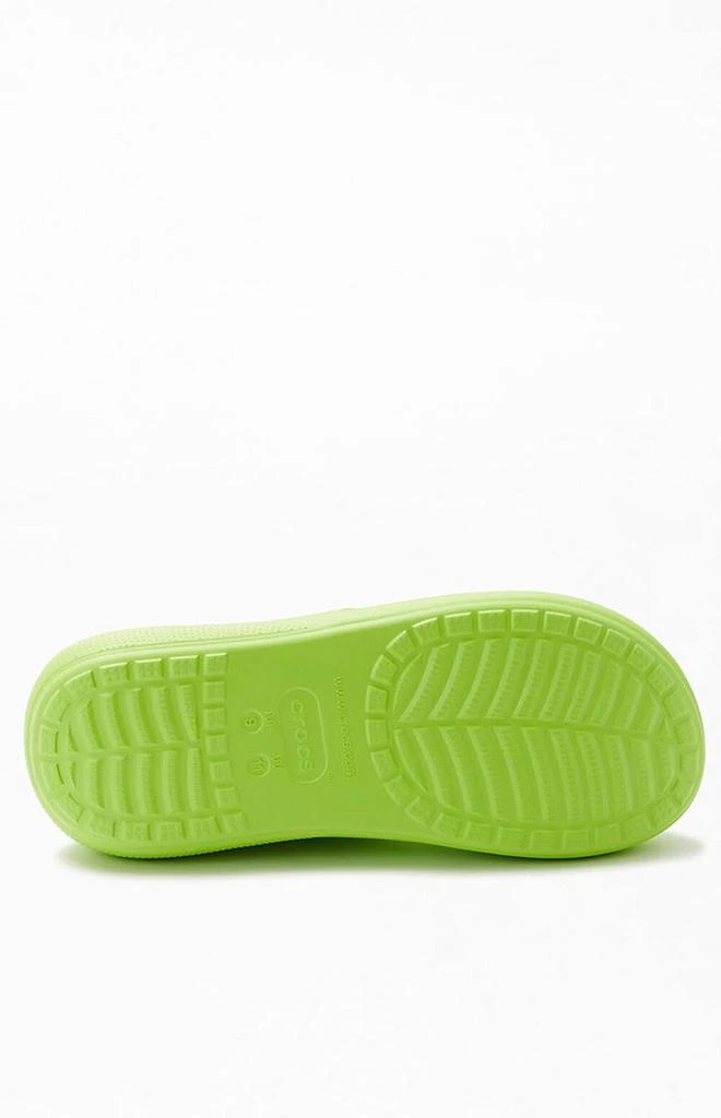 Crocs Women's Green Classic Crush Sandals 4