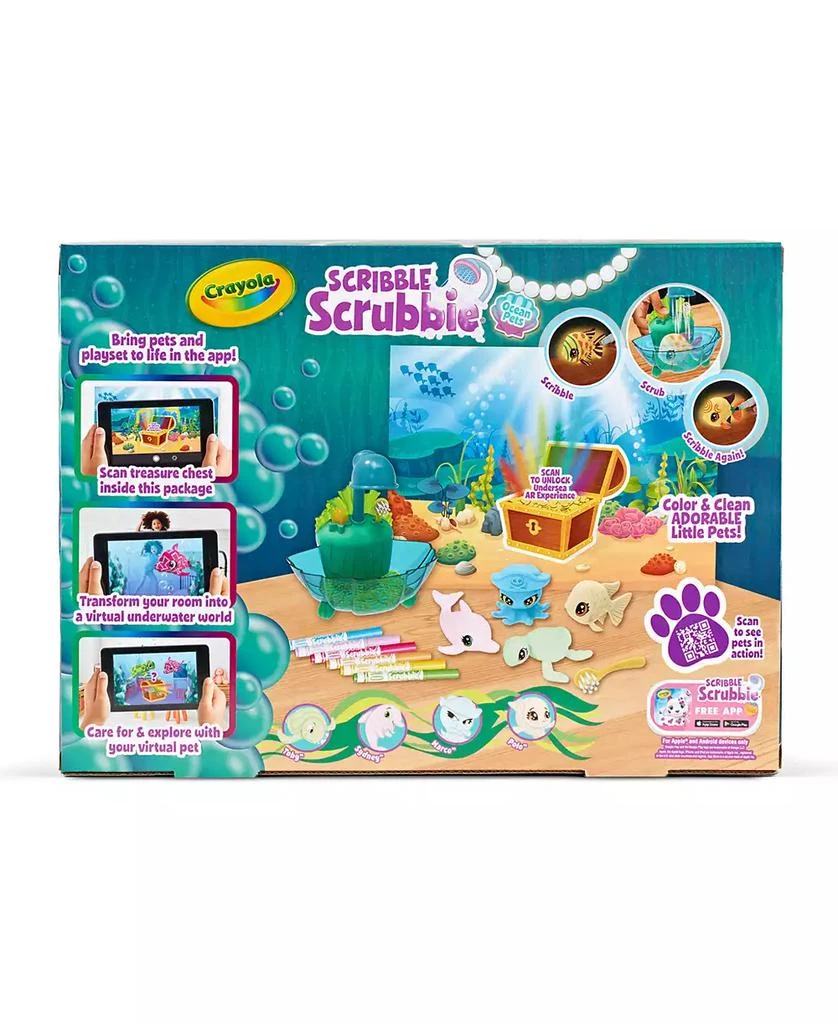 Crayola Scribble Scrubbie Ocean Pets Glow Lagoon 4