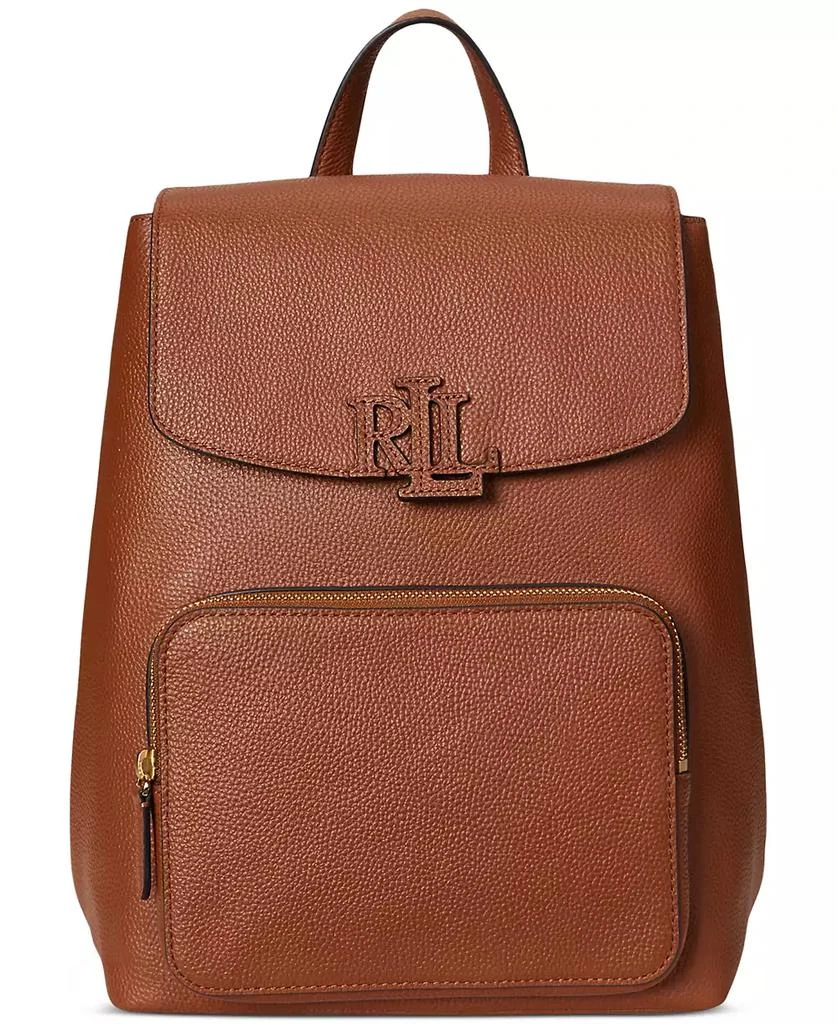 Ralph Lauren Pebbled Leather Medium Cameryn Backpack 2