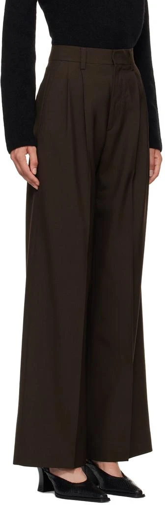 FILIPPA K Brown Darcey Wool Trousers 2