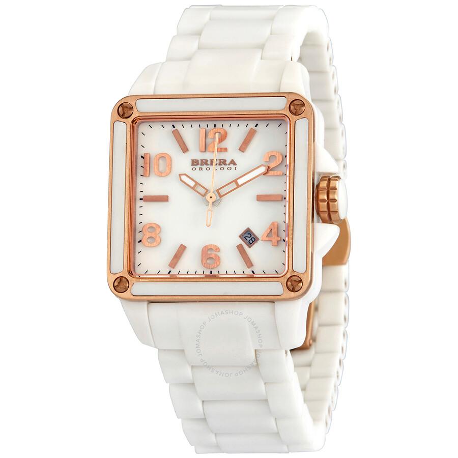 Brera Orologi Stella Mother of Pearl Dial Ladies Watch BWST2CWHRGN