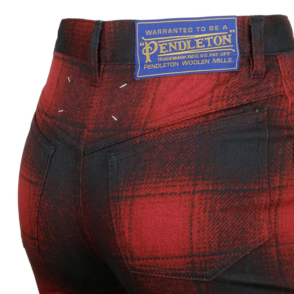 MAISON MARGIELA Maison Margiela Pendleton Checked Skinny Pants 4