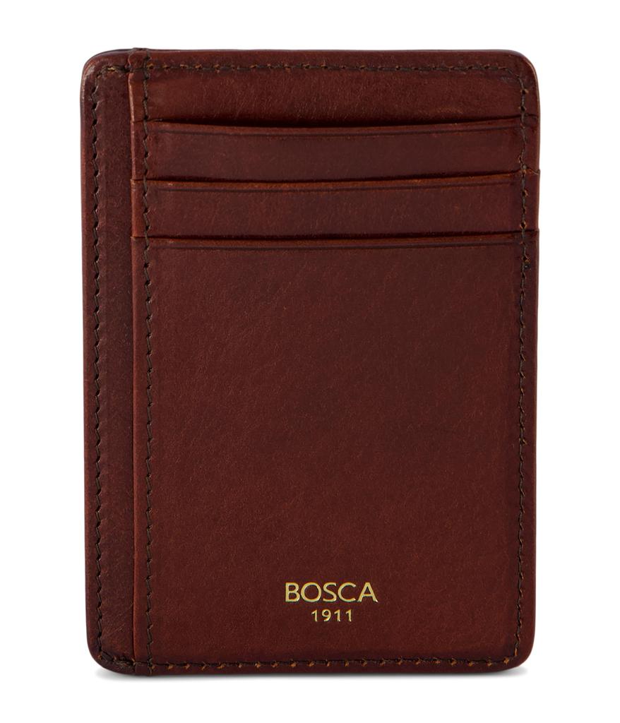 Bosca Old Leather - Seven-Pocket ID RFID Card Case