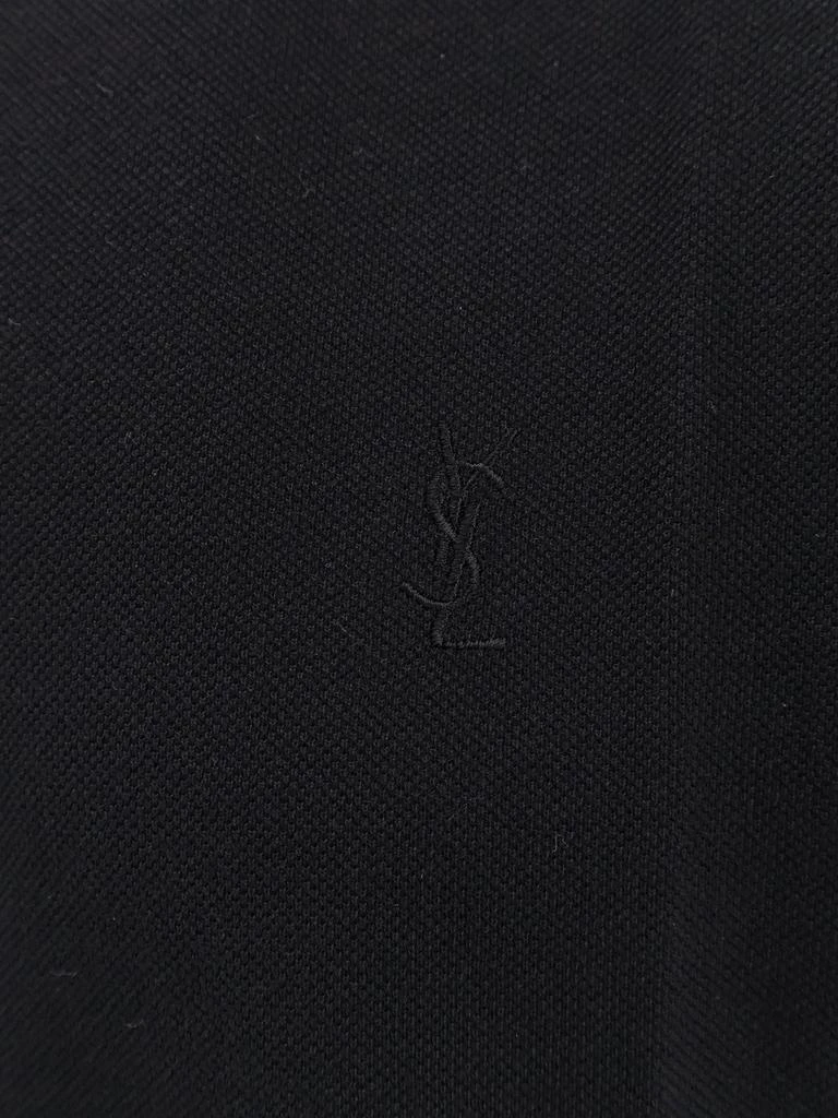 Yves Saint Laurent Cotton blend polo shirt with logo 5