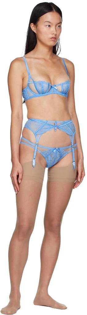 agent provocateur garter belt Lorna Lace Suspender - White main image 0