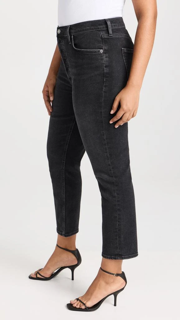 AGOLDE Riley High Rise Straight Crop Jeans 9