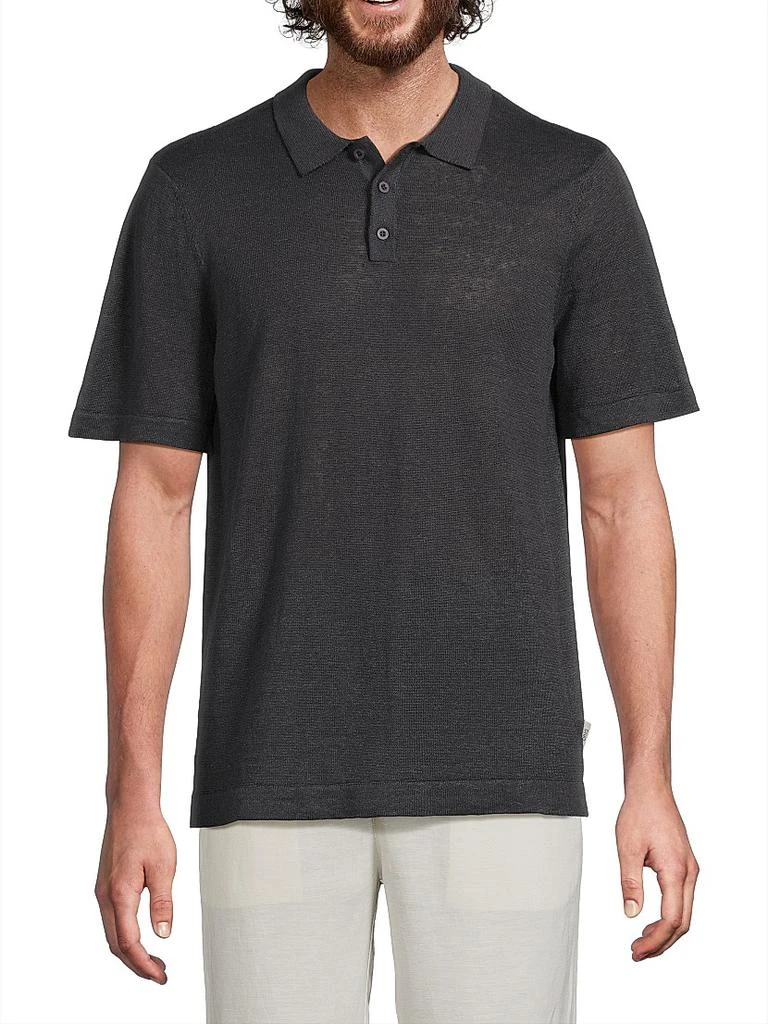 Onia Linen Polo Sweater 3