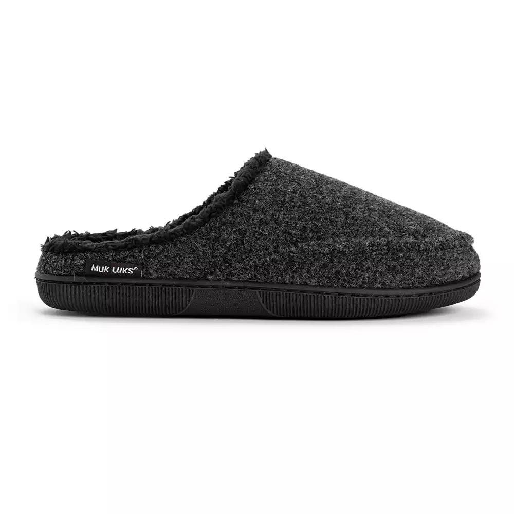 MUK LUKS Men's Faux Wool Clog Slippers