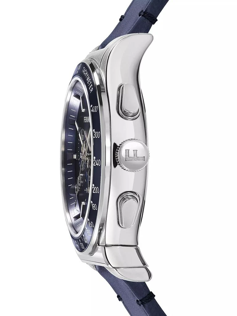 Salvatore Ferragamo FERRAGAMO 1927 Chronograph Stainless Steel & Leather Strap Watch/42MM 3