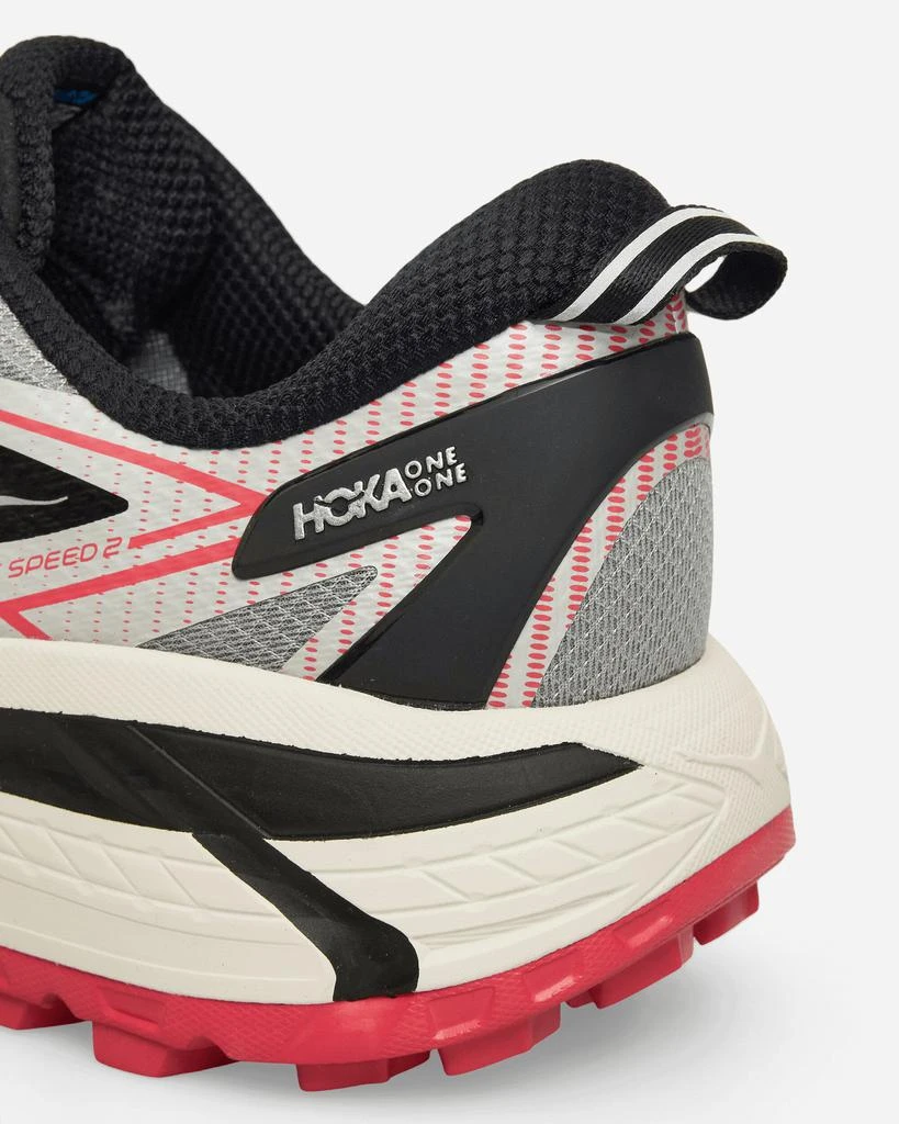 Hoka One One Mafate Speed 2 Sneakers Galactic Grey / Ruby Red 6