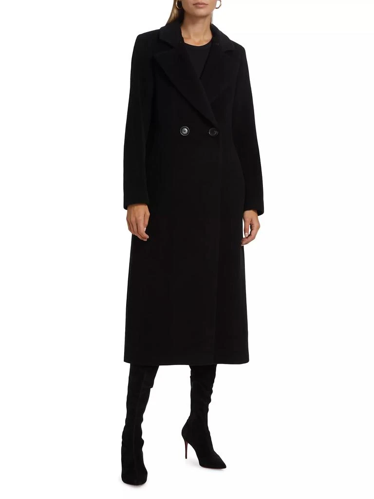 Mercer Collective Madison Fur Collar Maxi Wool Coat 6