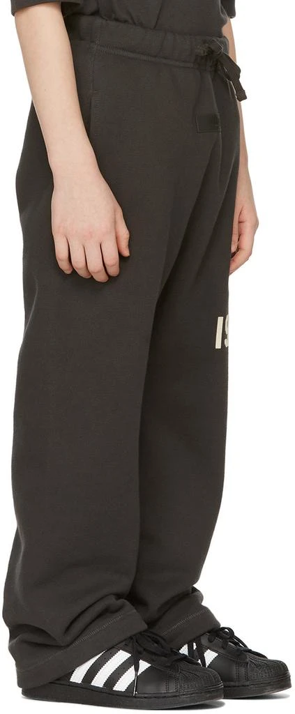 Essentials Kids Black '1977' Relaxed Lounge Pants 3