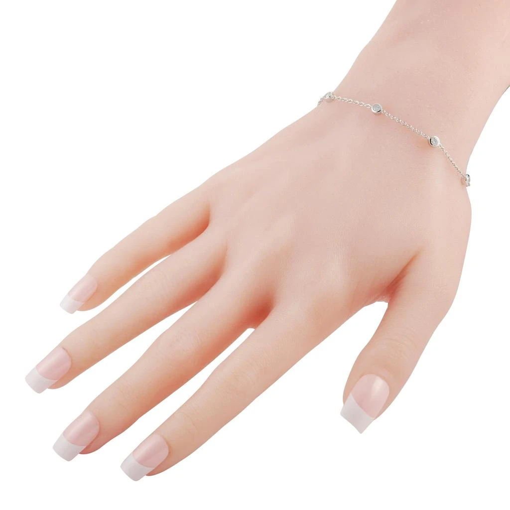Non Branded 14K White Gold 0.55 ct Diamond Bracelet 2