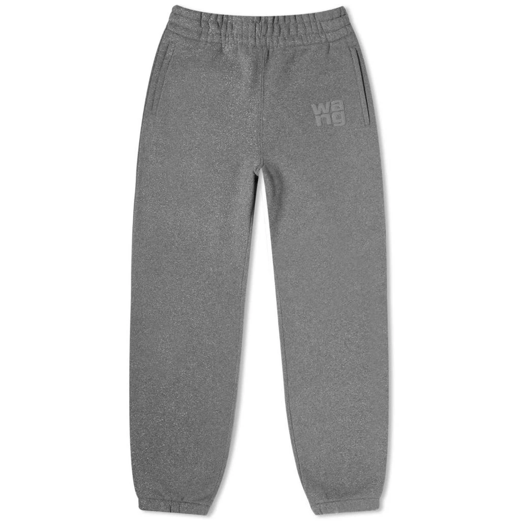 Alexander Wang Alexander Wang Glitter Essential Terry Sweatpant 1