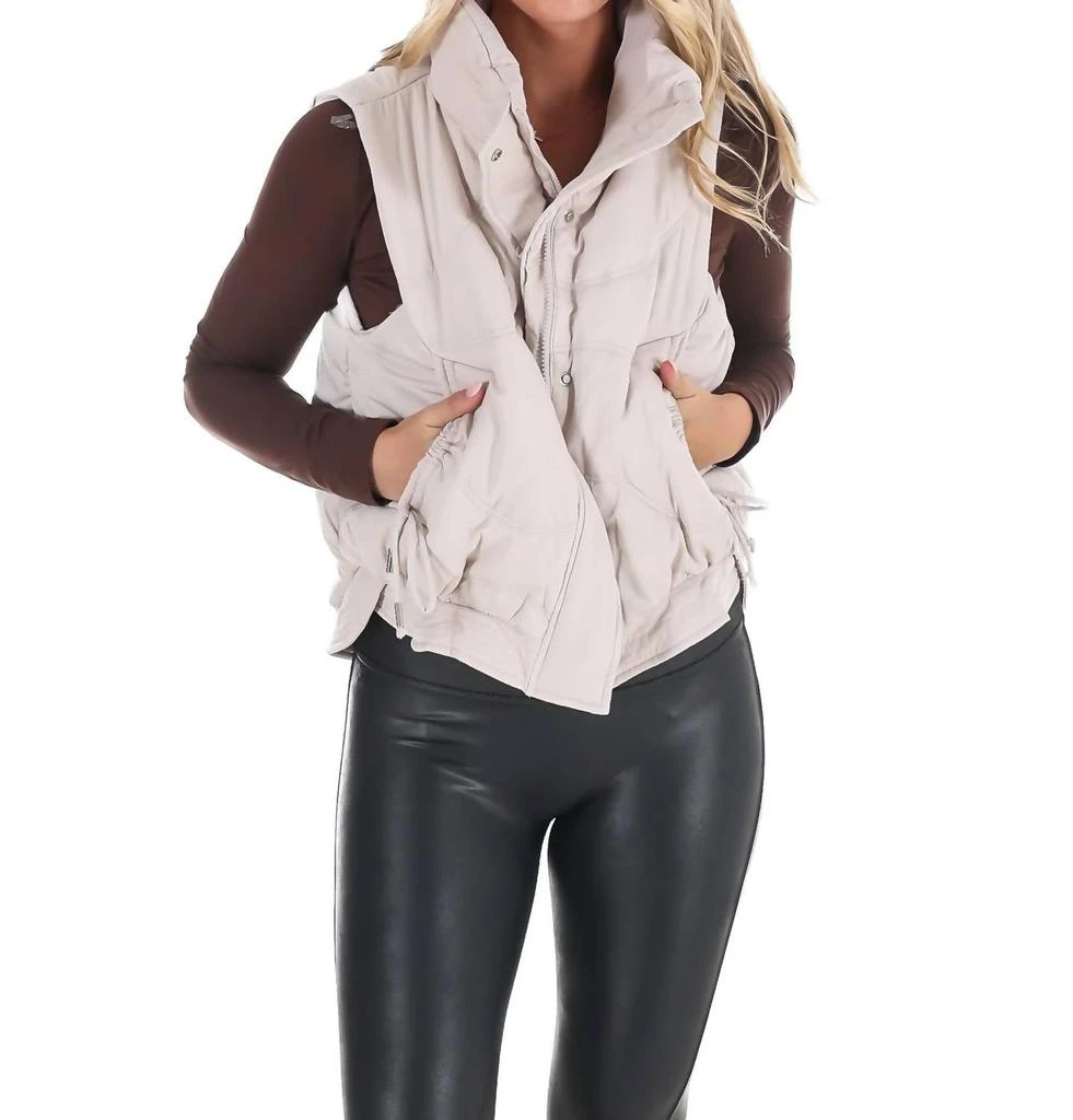 HYFVE Hyfve - Just Go With It Zip Up Puffer Vest