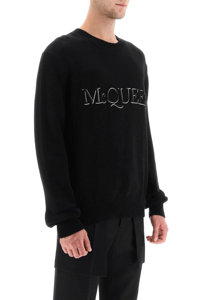 ALEXANDER MCQUEEN sweater with logo embroidery 2