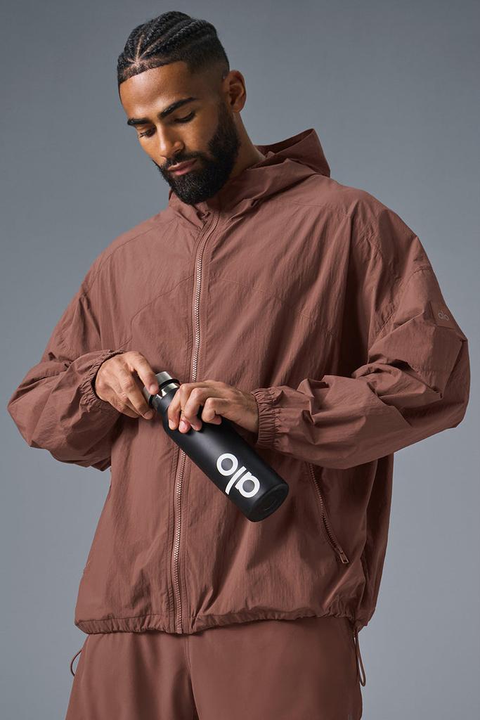 Vantage Nylon Ripstop Track Jacket - Black | Alo Yoga
