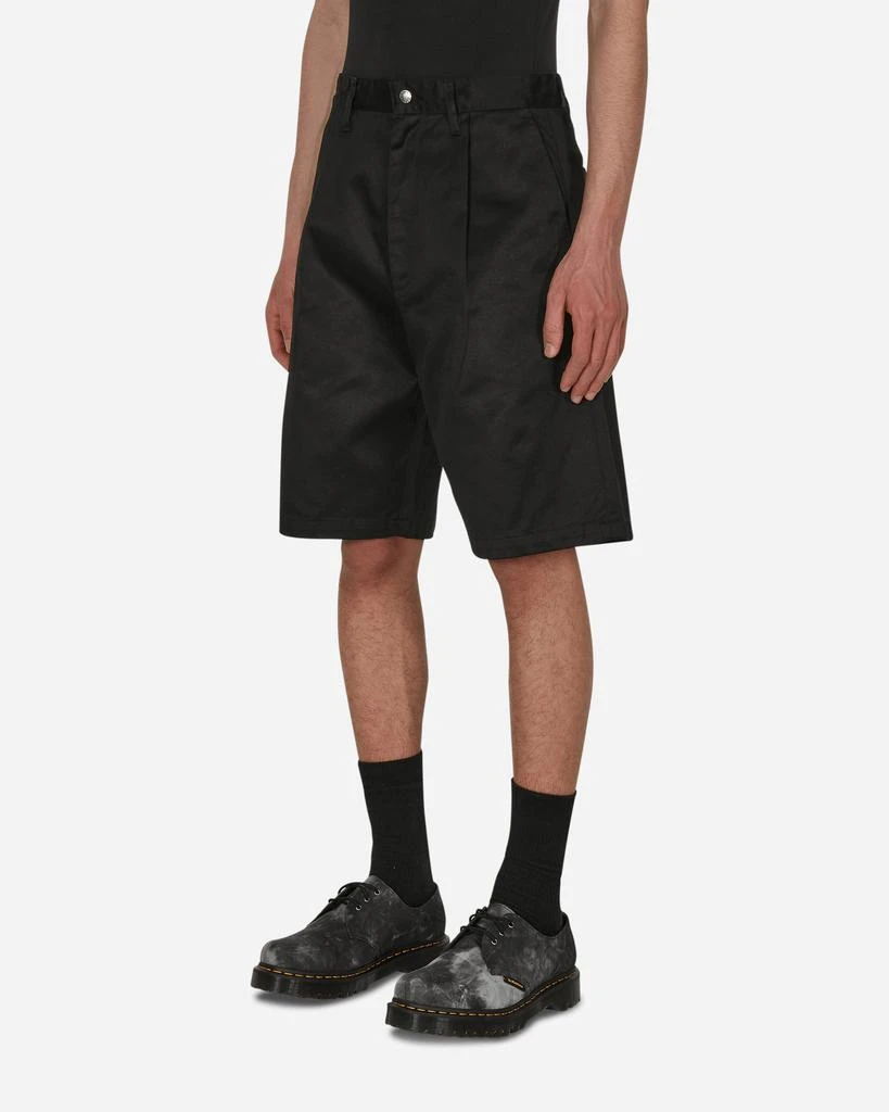 A Bathing Ape One Point Wide Fit Chino Shorts Black 2