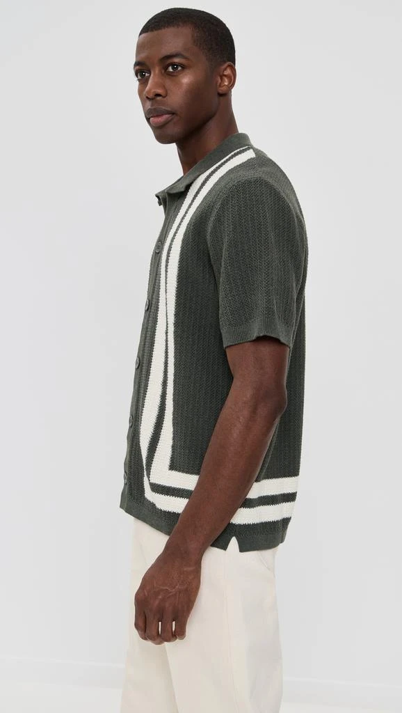 NN07 Ares Knit Button Down Polo 3