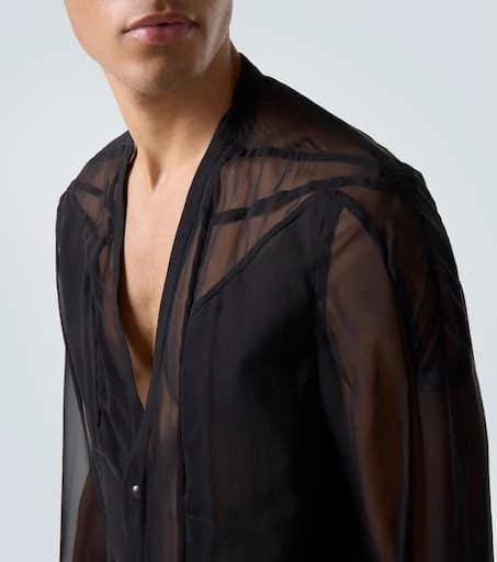 Rick Owens Sheer silk shirt 6
