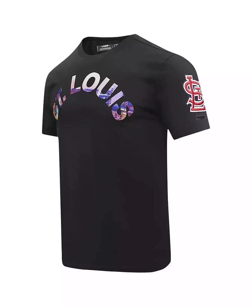 Pro Standard Men's Black St. Louis Cardinals Cityscape T-Shirt 4