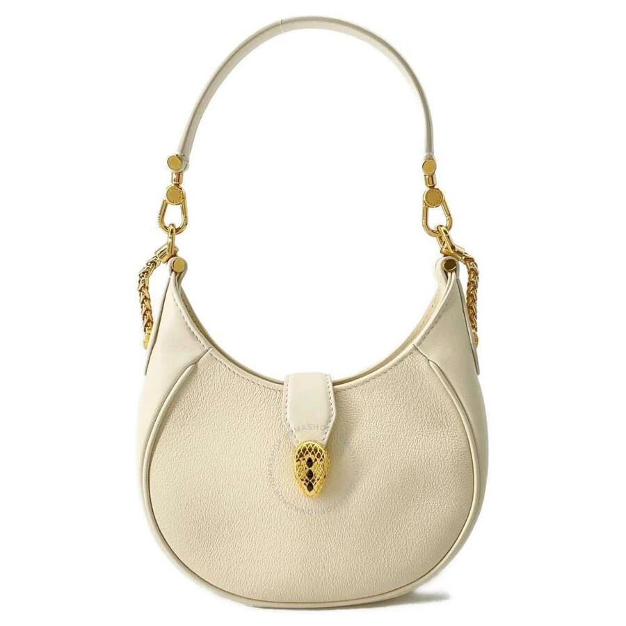 Bvlgari Serpenti Ellipse White Crossbody Bag 291633 1