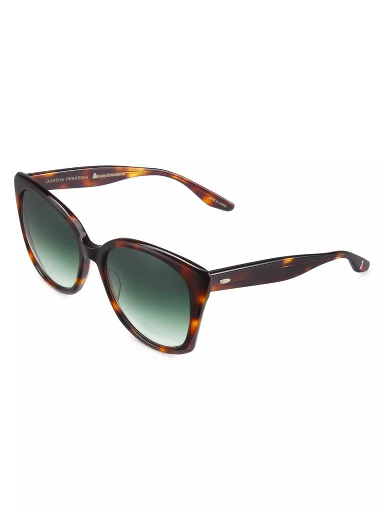 Barton Perreira Barton Perreira x Kelley Baker Brow Babe 56MM Cat-Eye Sunglasses 2