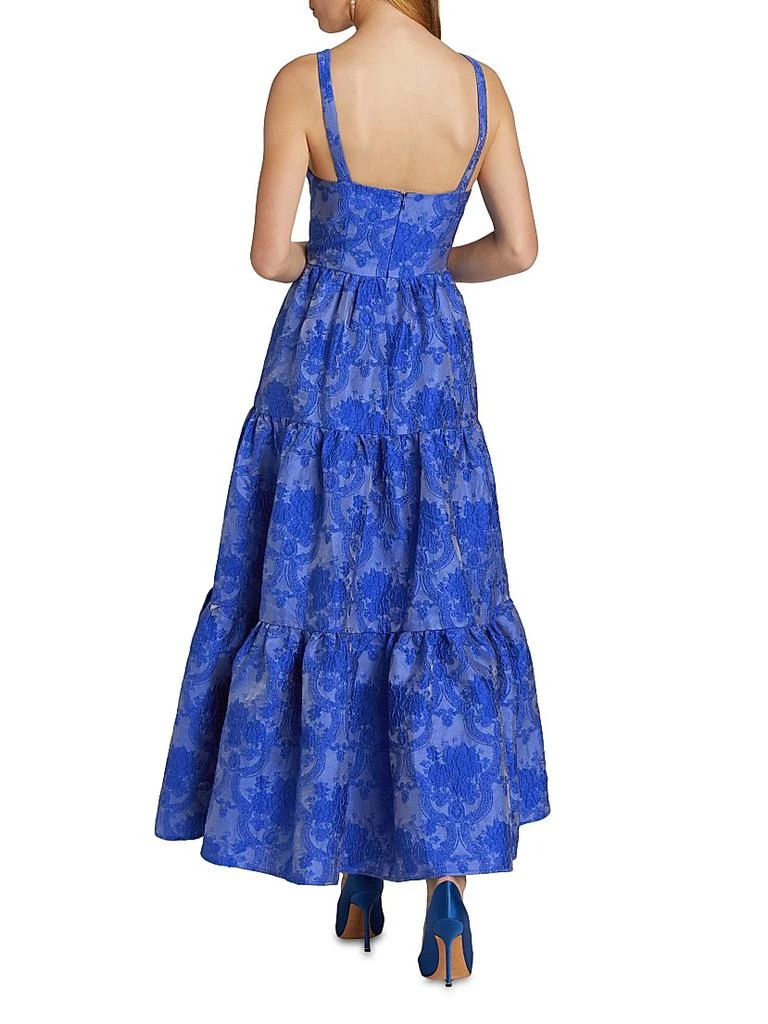 knee length dresses for ladies FLORAL SLEEVELESS MAXI DRESS main image 1
