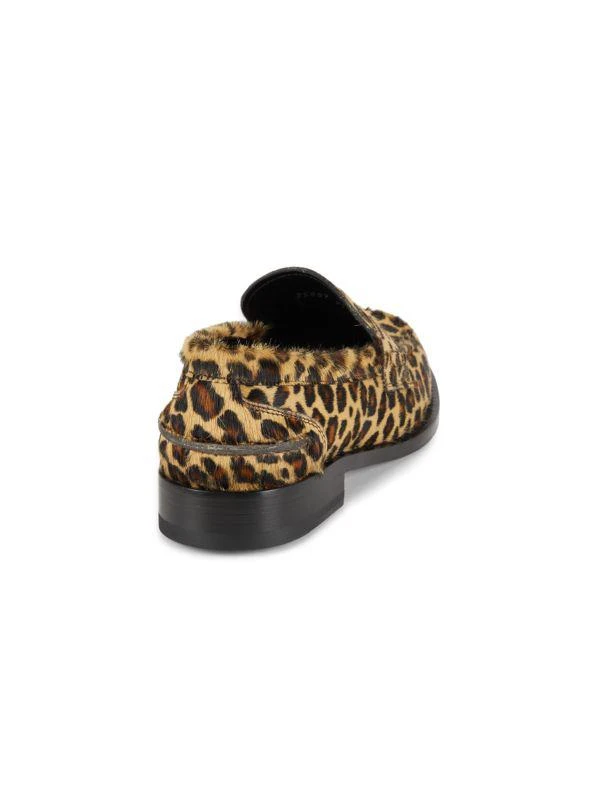 Roberto Cavalli Leopard Leather Penny Loafers 3