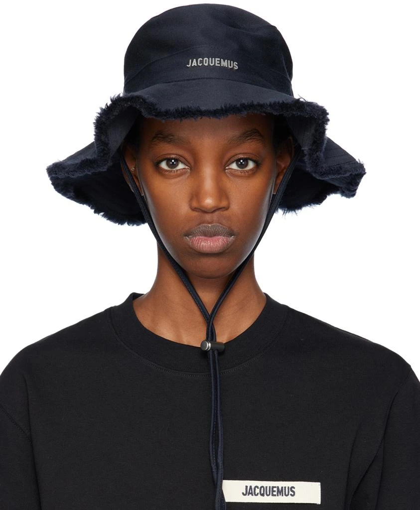 Jacquemus Navy 'Le bob Artichaut' Hat 1