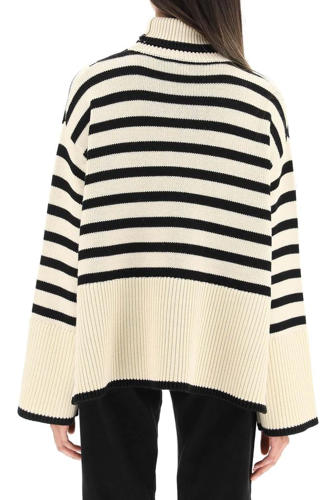 TOTEME striped wool cotton turtleneck 3