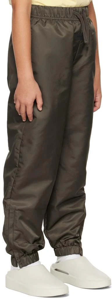 Essentials Kids Gray Nylon Track Pants 2