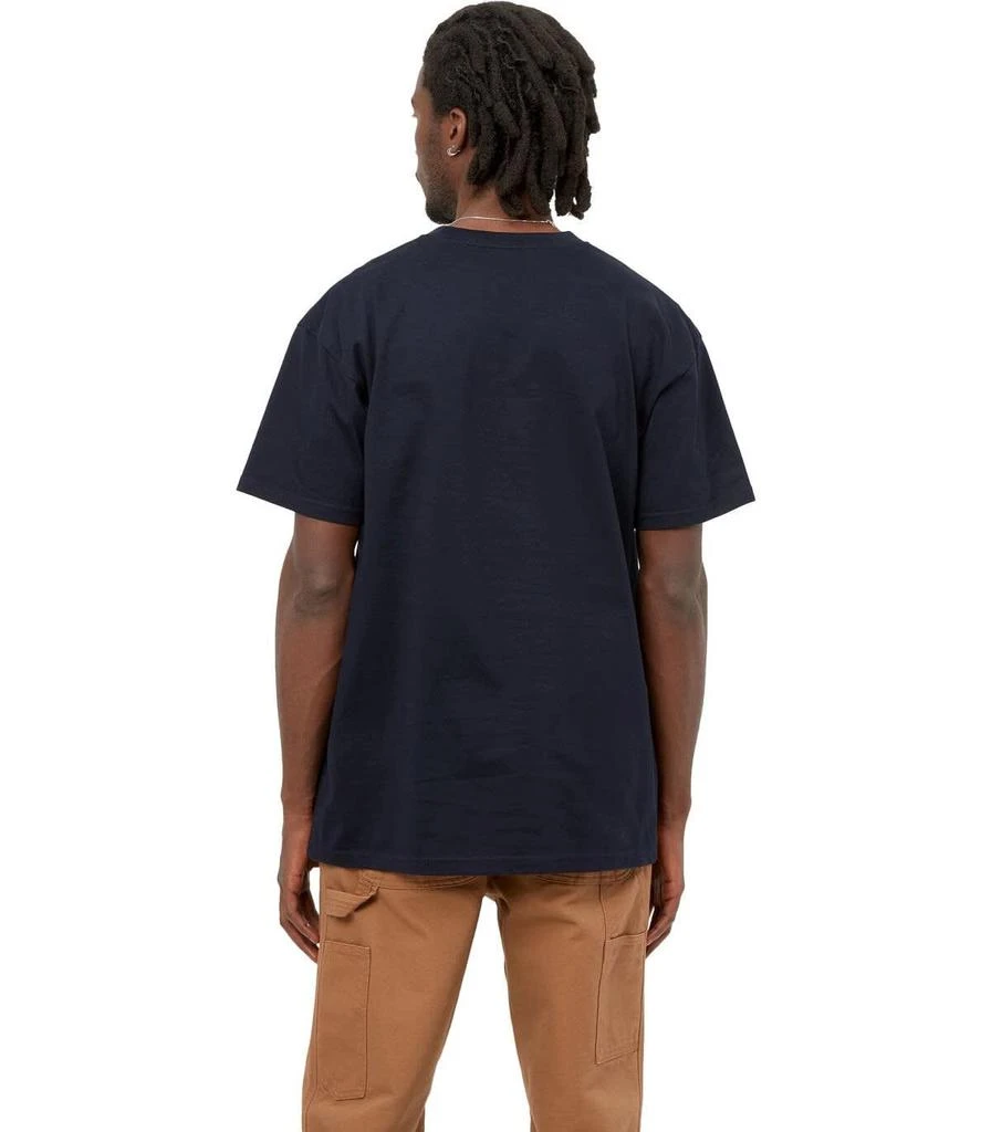 Carhartt Wip S/s Chase Dark Navy T-shirt 4