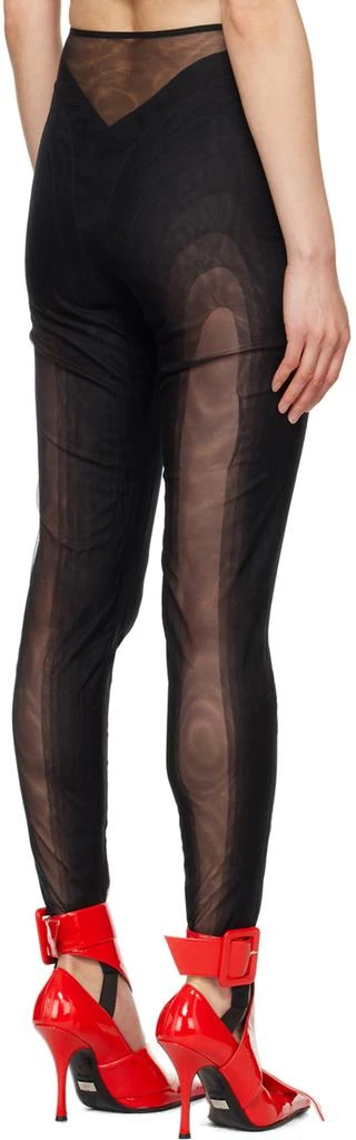 Mugler Black Illusion Leggings 3