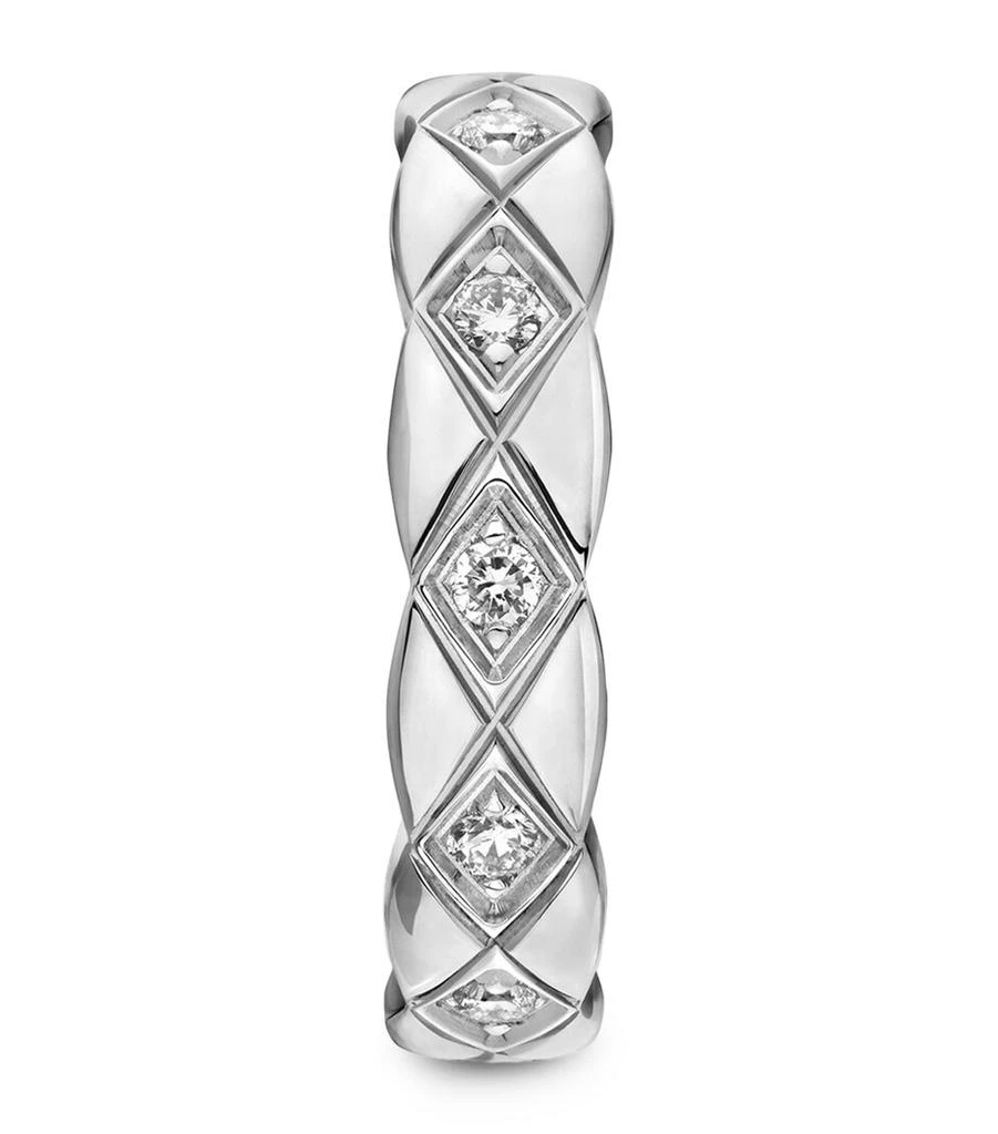 Chanel White Gold and Diamond Coco Crush Single Earring 1